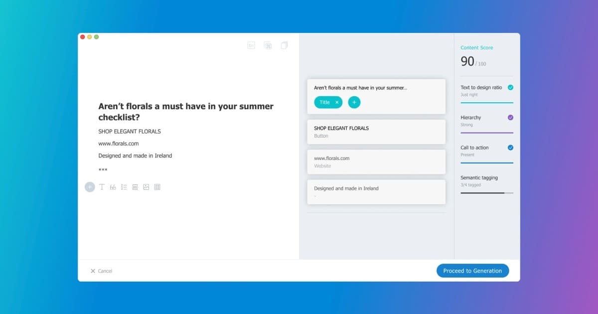 Sivi content editor
