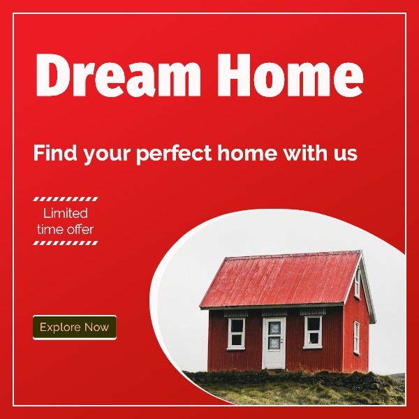 Dream home banner