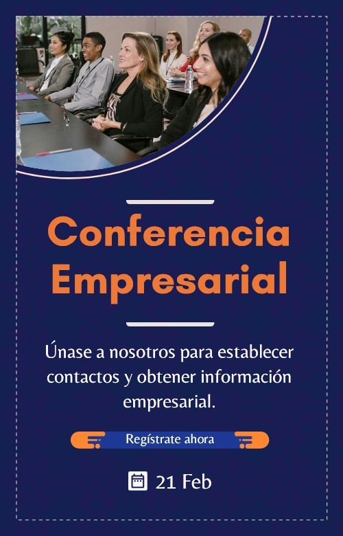 Conference banner in Spanish