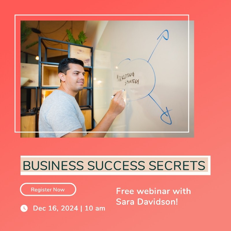 Business webinar Facebook ad