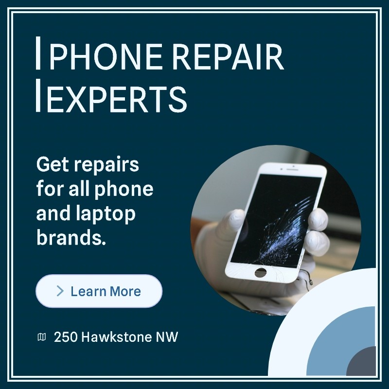 Phone repair services WhatsApp post