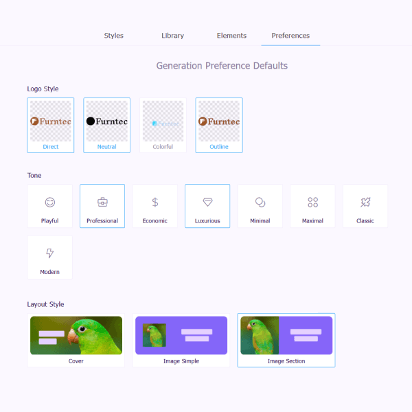 Add brand preference in Sivi