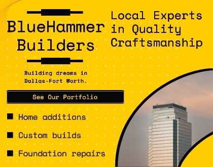 Construction company website banner