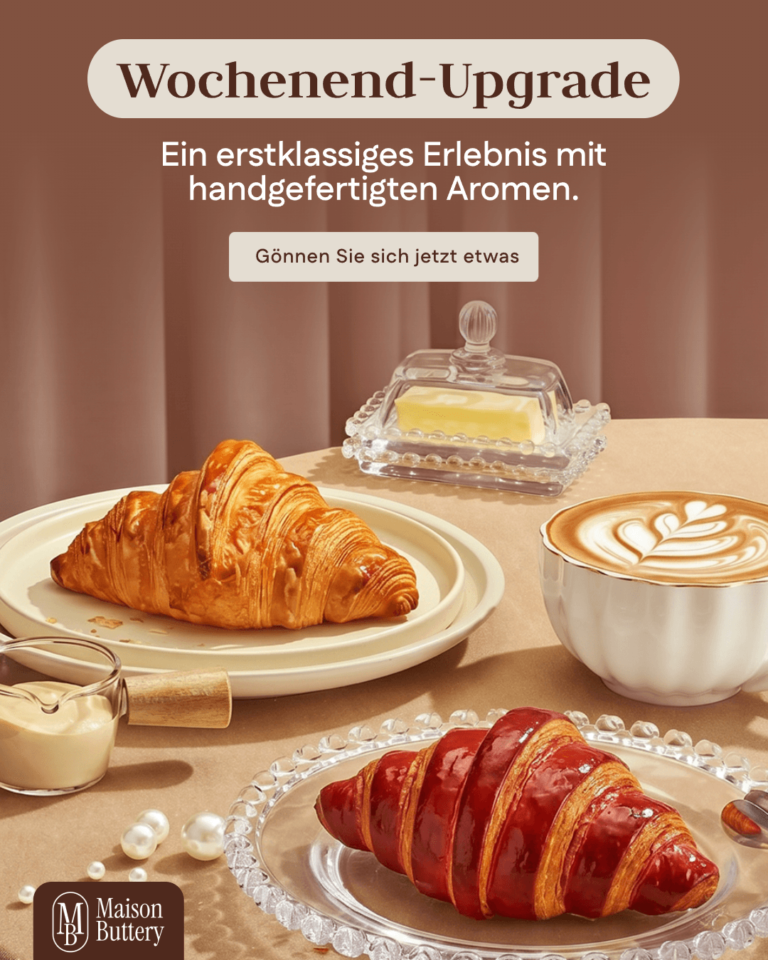 Ad in German created with Sivi's AI Ad Generator