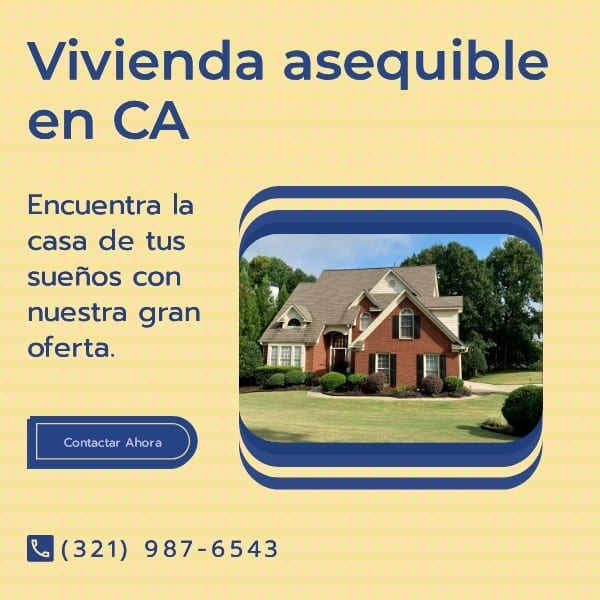 Real estate banner in Spanish generated with AI