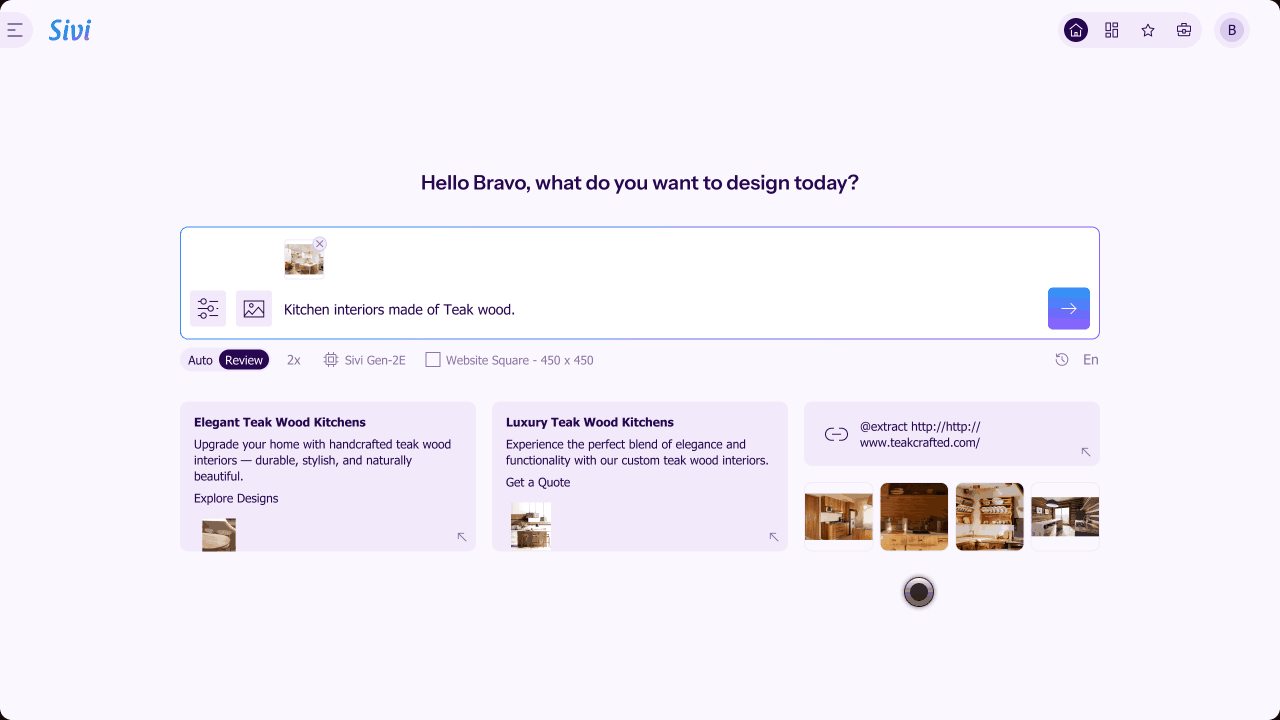 How to generate furniture banner with AI?