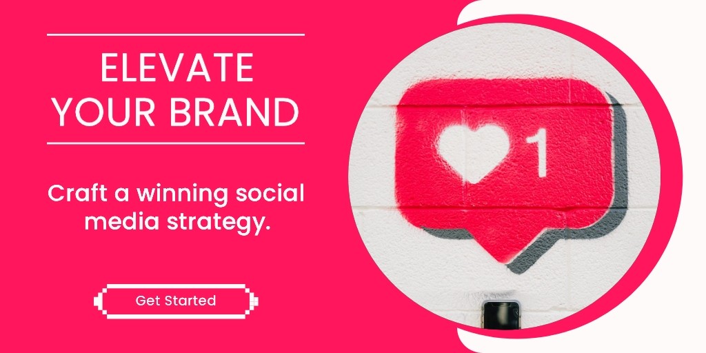 Social media strategy Twitter post