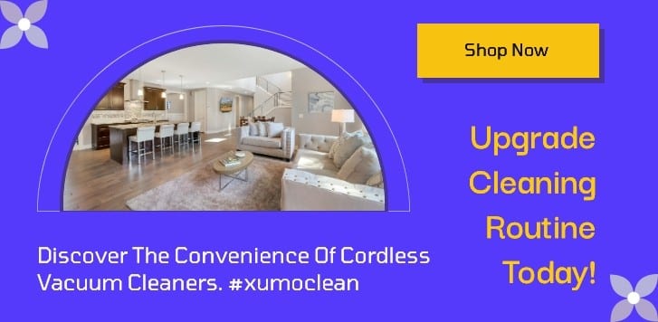 Vacuum cleaner web hero banner - generatedWithSivi