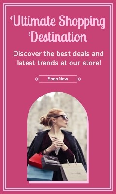Store sale banner
