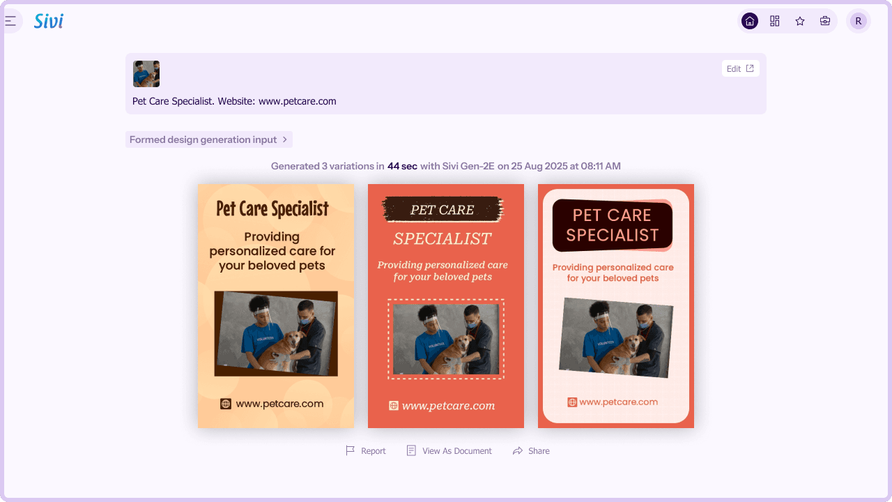 Generate hospital banner