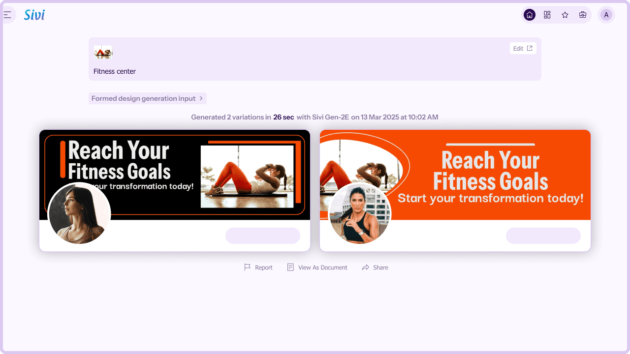 Sivi: AI Twitter Header Design Generator