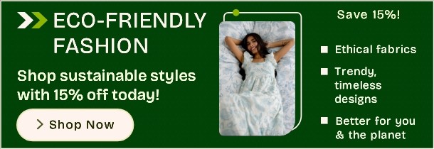 Sustainable fashion banner