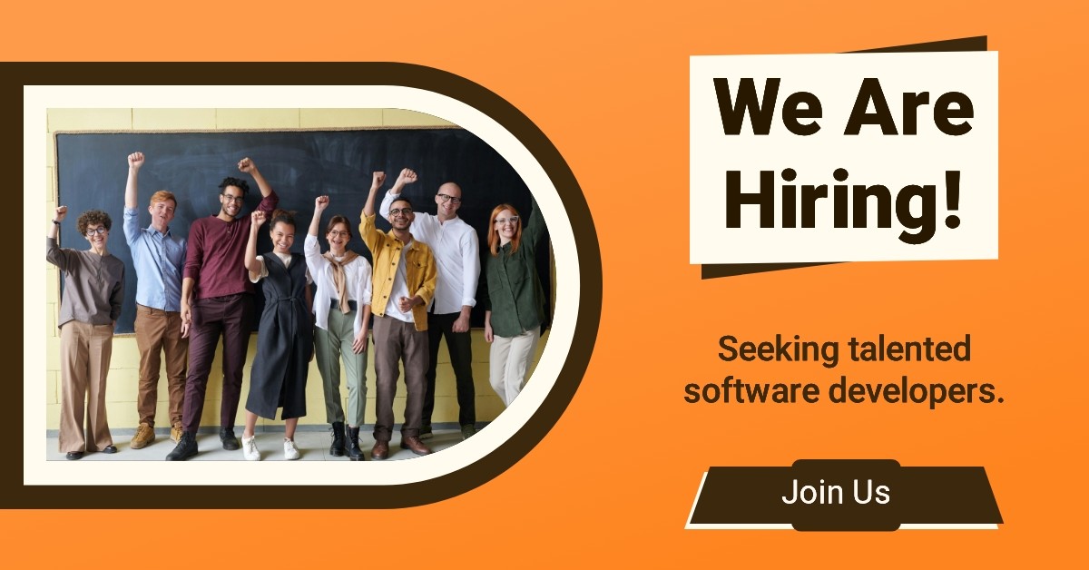 Hiring software developers LinkedIn post