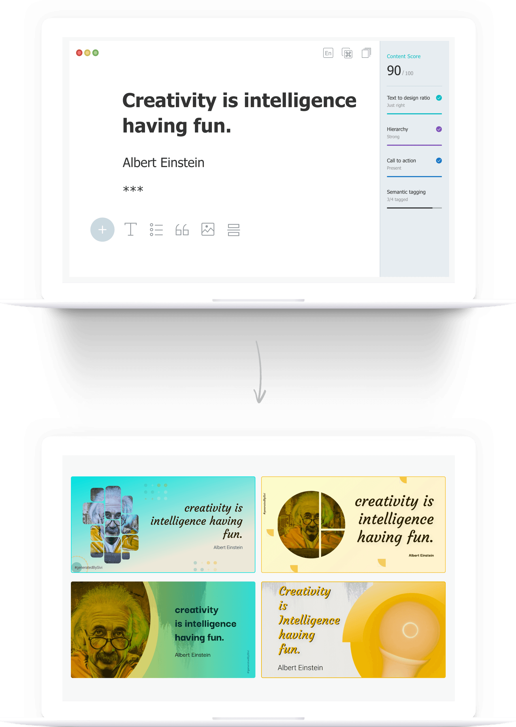 Generate stunning visuals 10x faster with Sivi AI