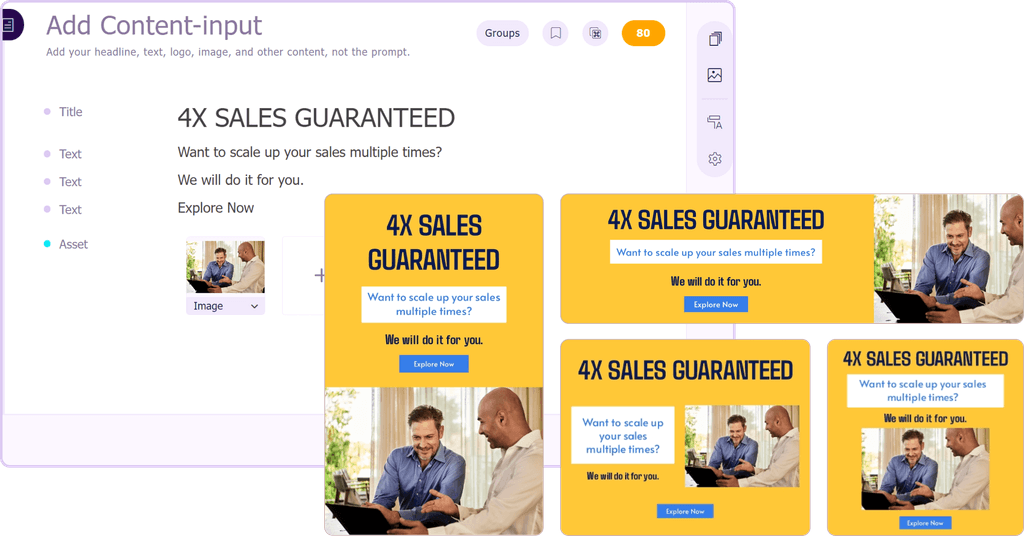 Website content generator