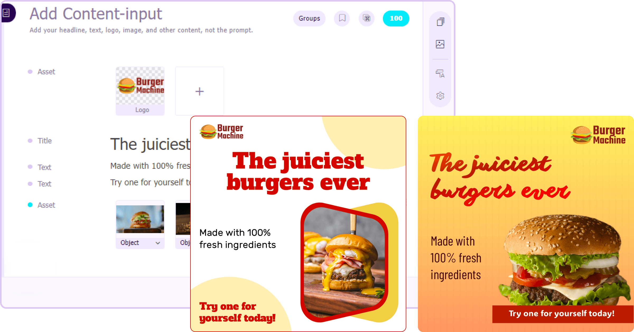 Instagram post generator