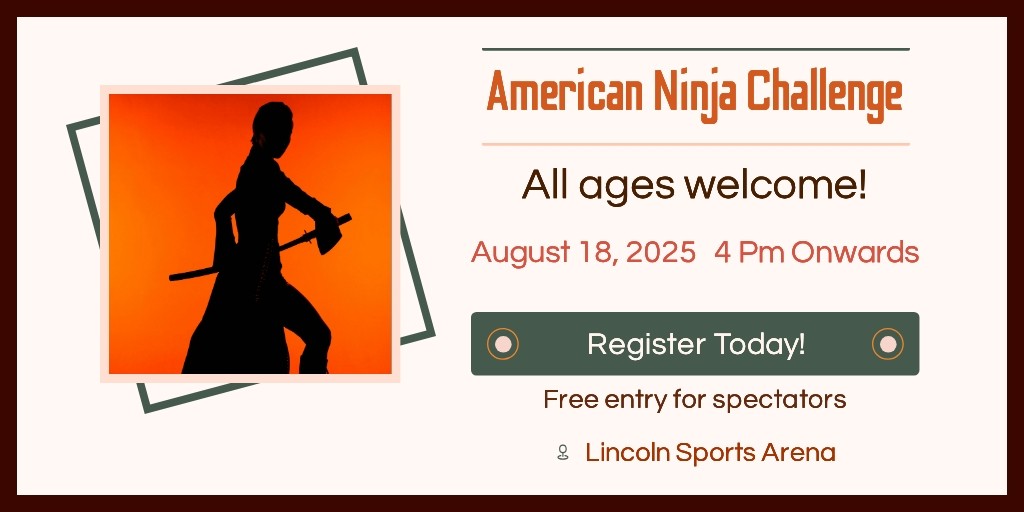 Twitter post on ninja challenge sport event