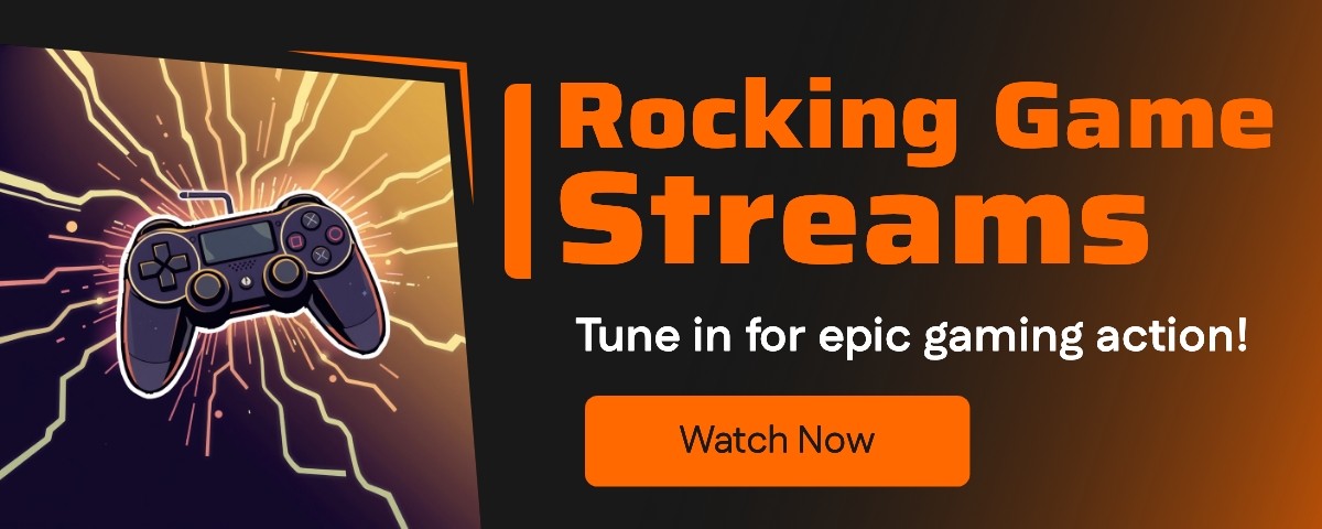 Game streaming Twitch banner
