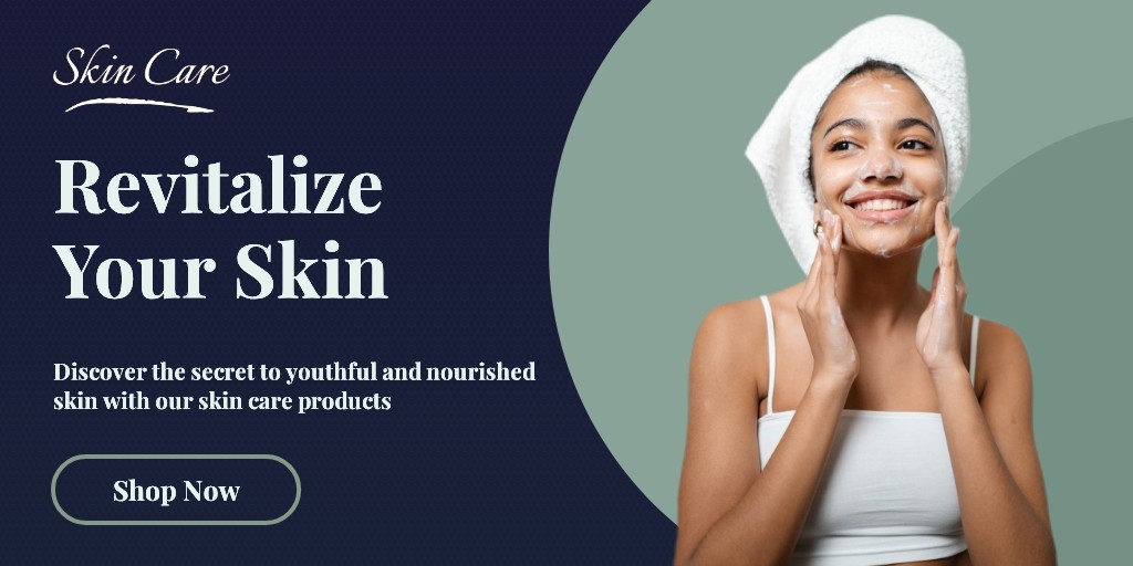 Skin care banner