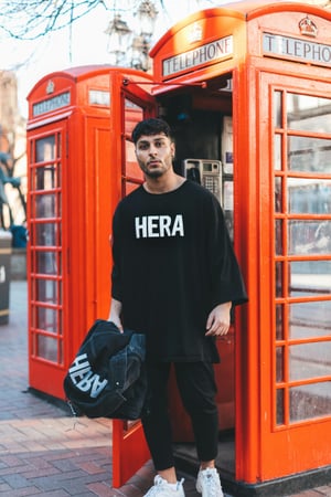 Man wearing streetwear