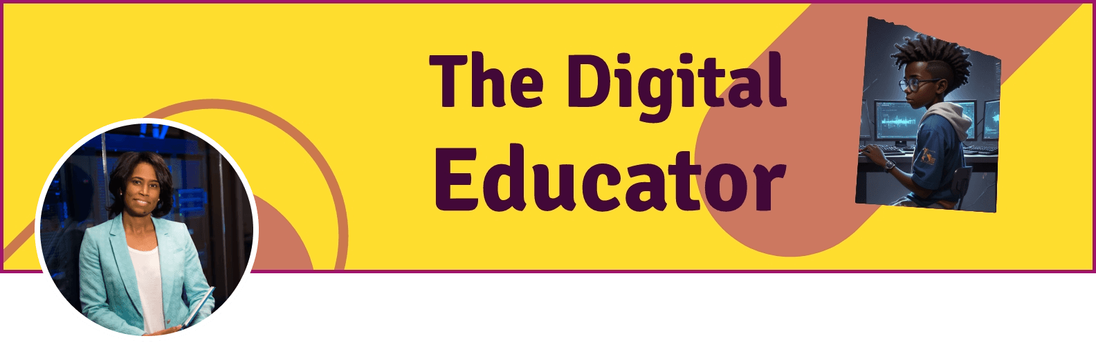 LinkedIn banner for digital educator - generatedWithSivi