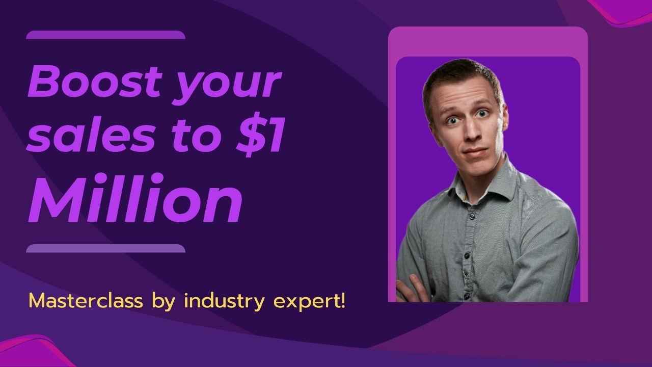 YouTube thumbnail maker for Sales video - generatedWithSivi