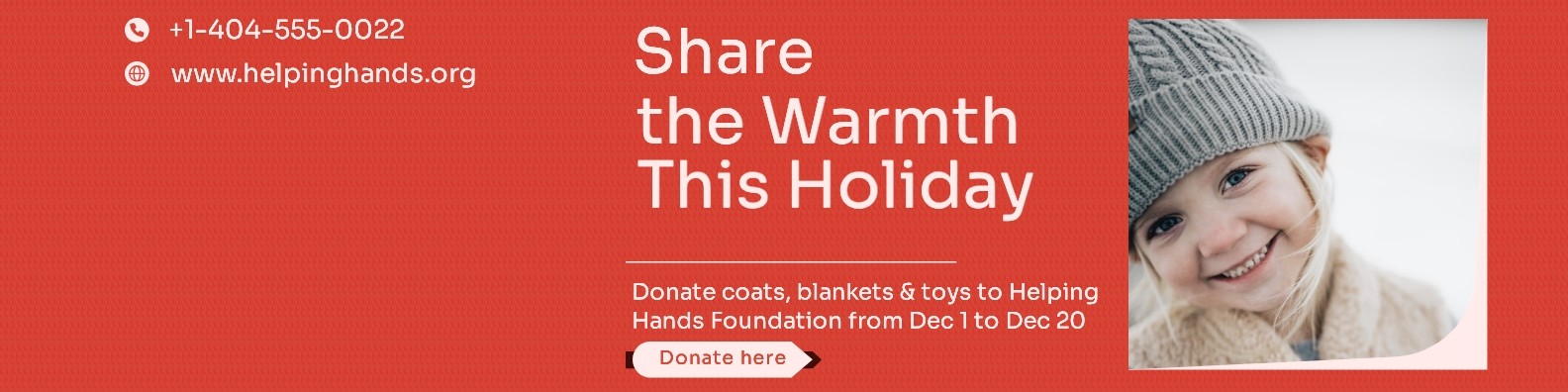 Holiday donation - AI LinkedIn banner
