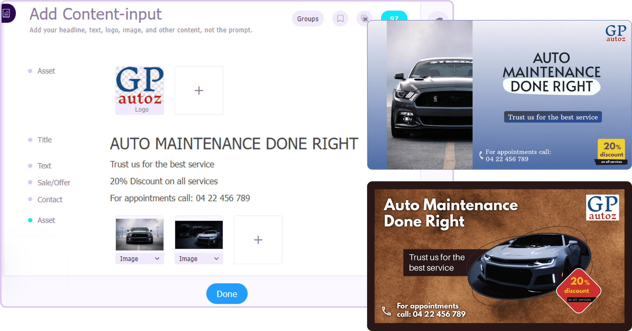 Twitter ad generator
