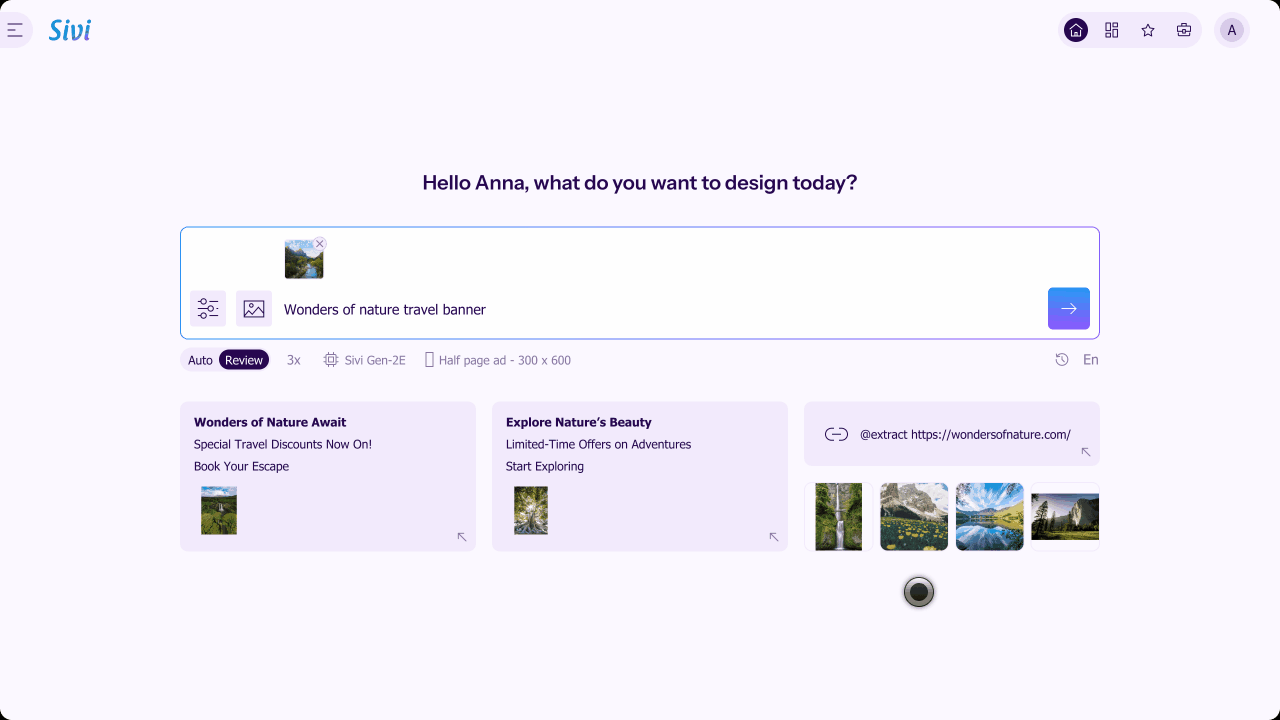 How to generate travel banner with AI?