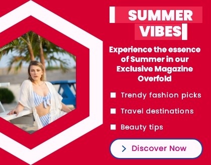 Summer magazine banner