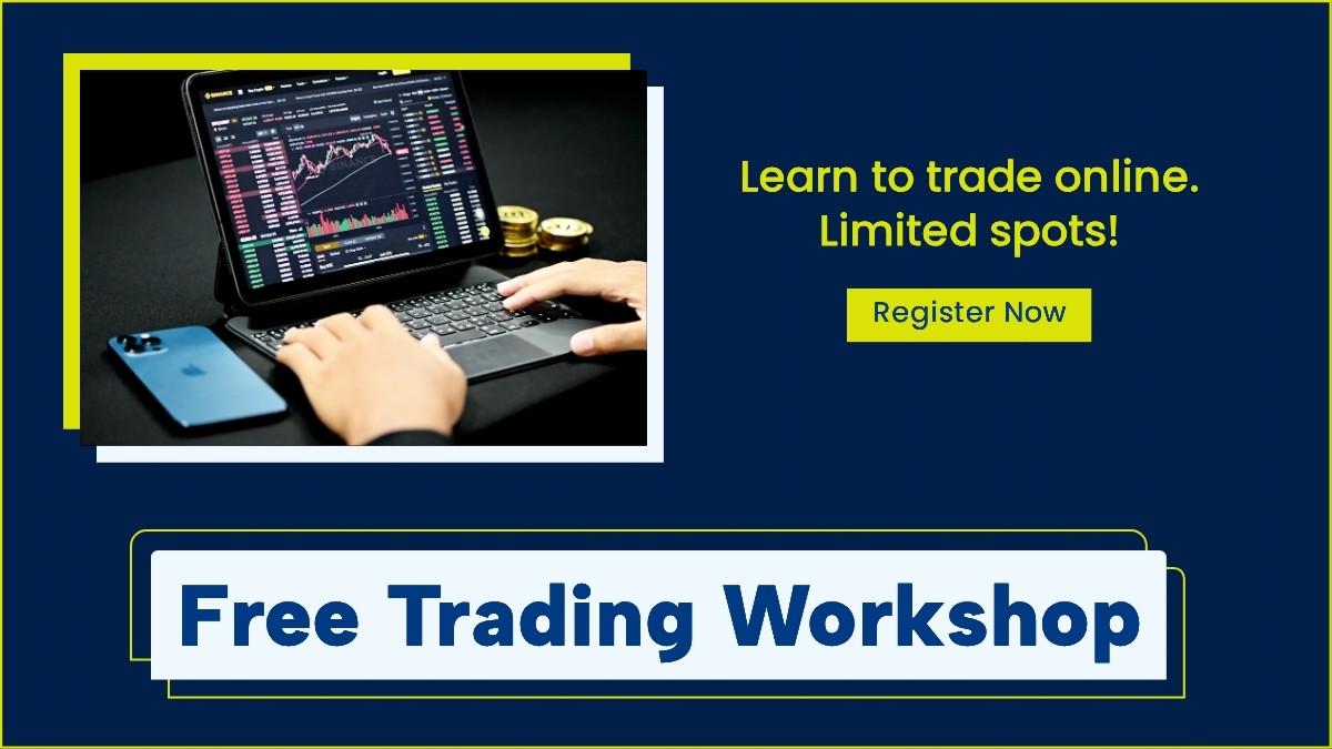 Trading workshop Twitter ad