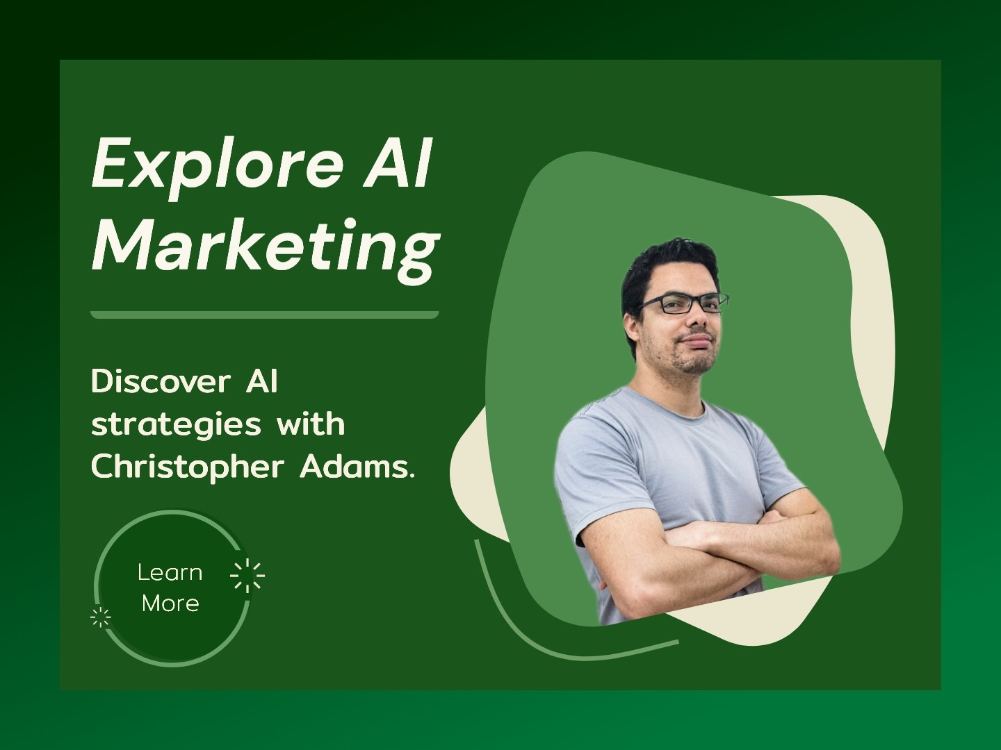 Marketing with AI newsletter banner