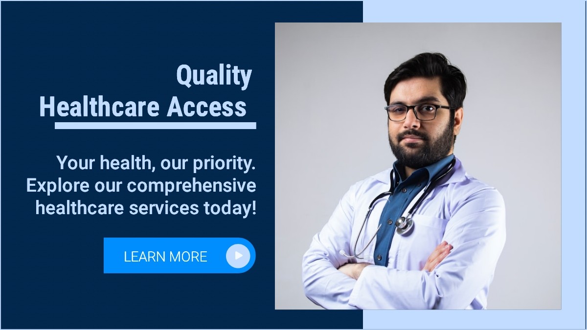 Healthcare services Twitter ad