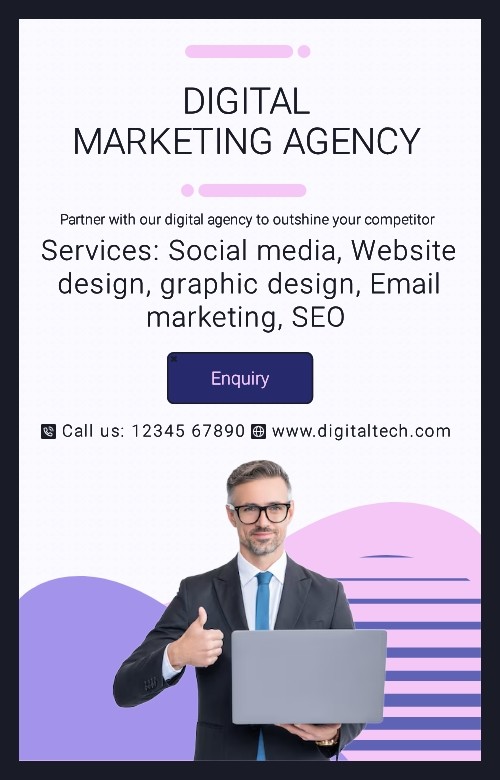 Digital marketing agency services banner