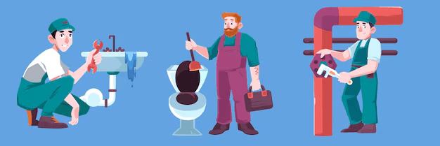 Clipart of plumbing services