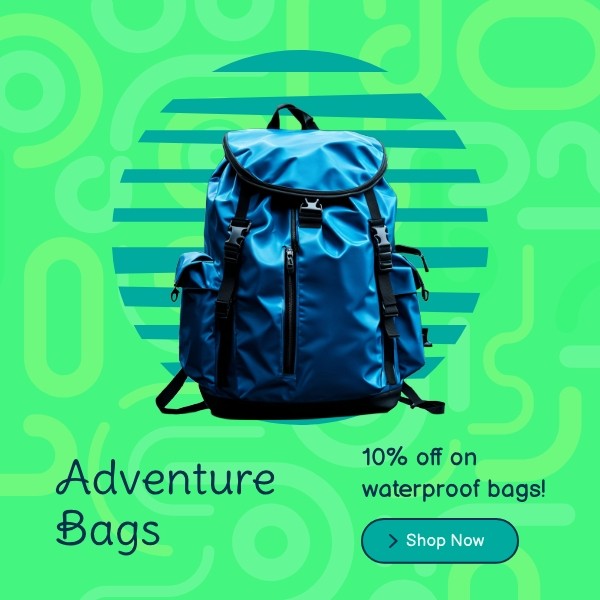 Waterproof bag post