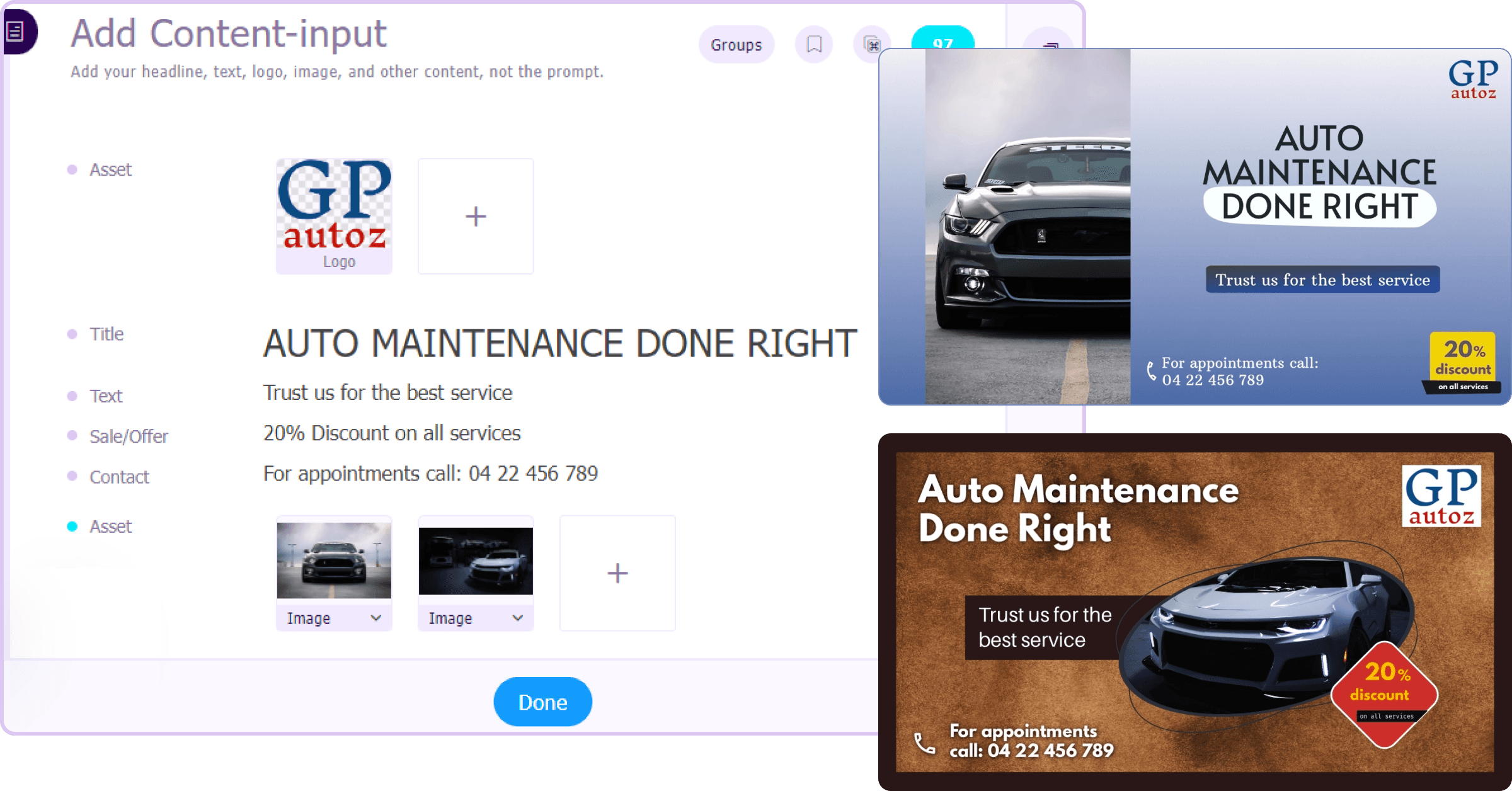Twitter ad generator
