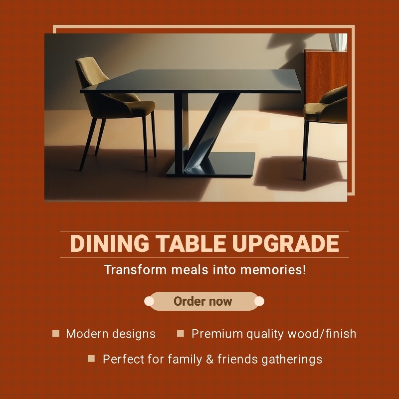 Dining table ad