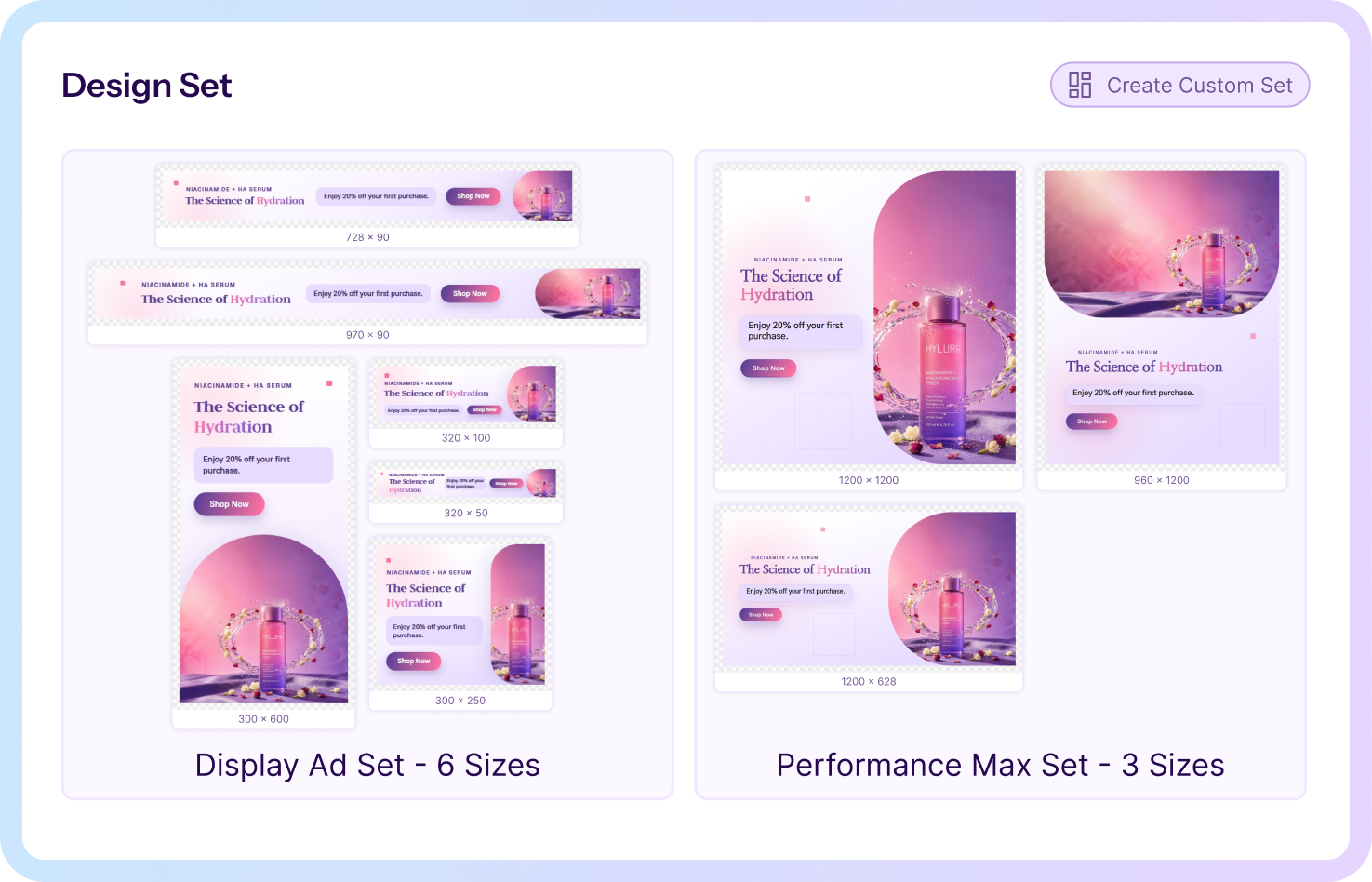 Image / GIF - one brief to every campaign size
