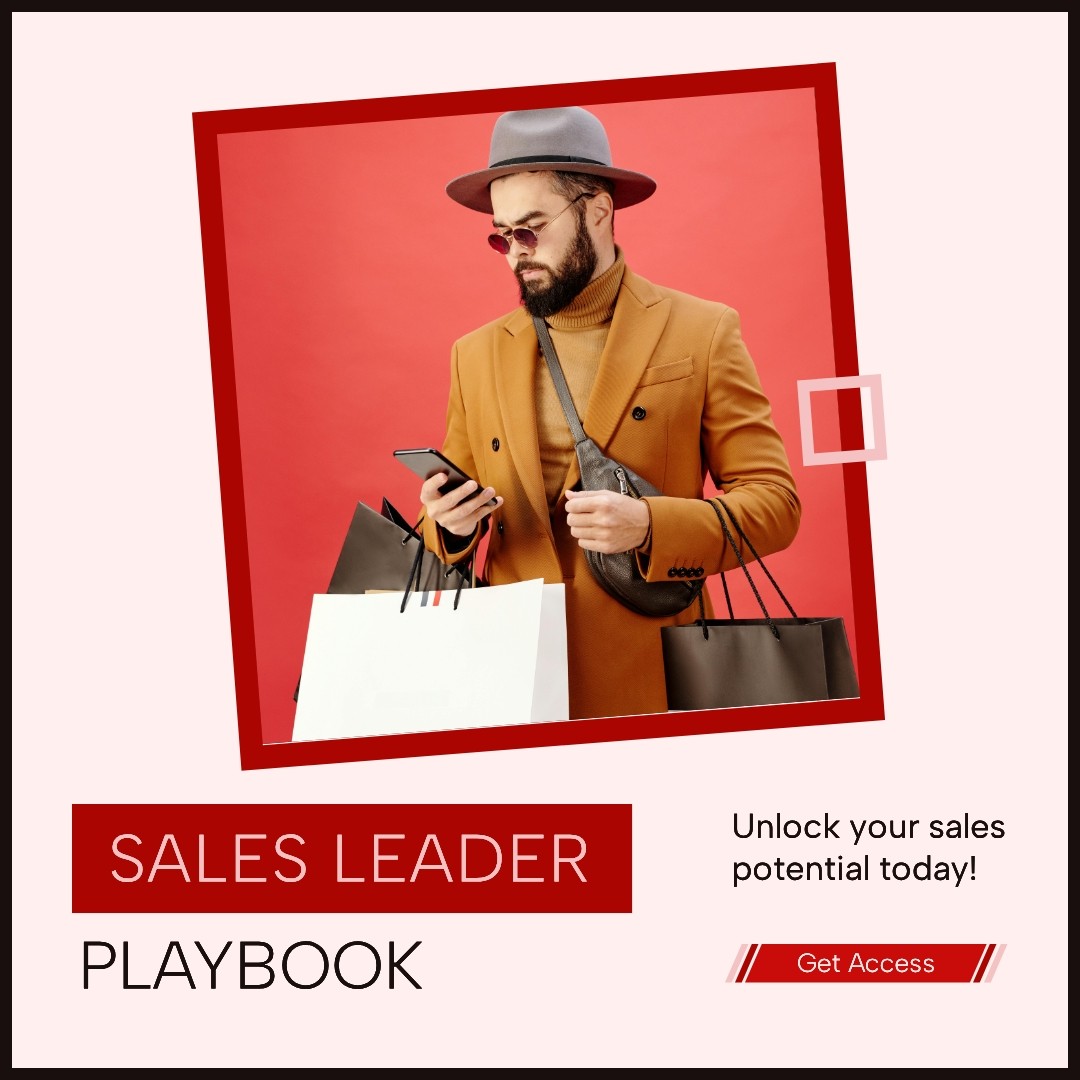 Sales playbook LinkedIn ad