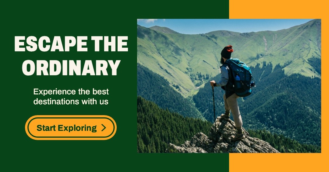 Travel brand Instagram ad