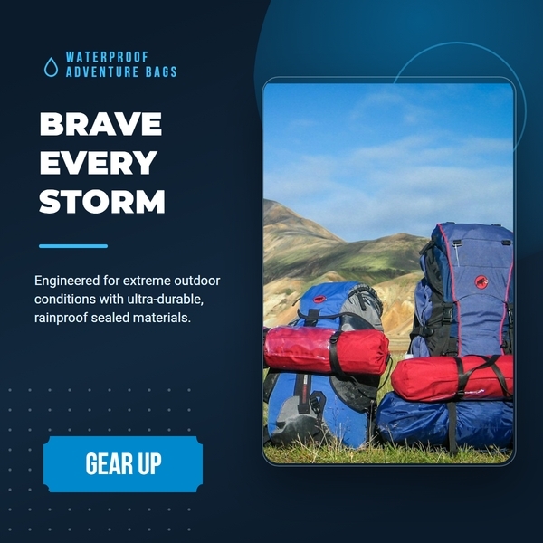 Waterproof bag post